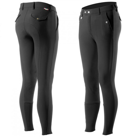 Horze Mens Grand Prix Silicone Knee Patch Breeches