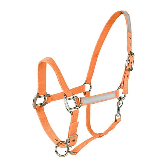 Horze Reflective Halter Orange F