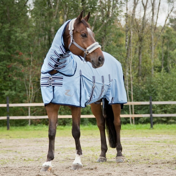 Horze UV Protection, Polyester, Summer Horse Fly Sheets, Blue
