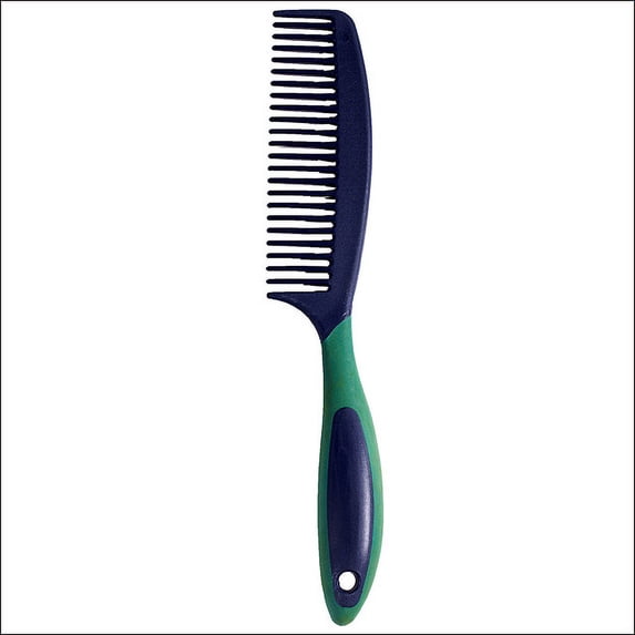Horze Western Tack Horse Soft Grip Comb Mane Attractive Dark Blue