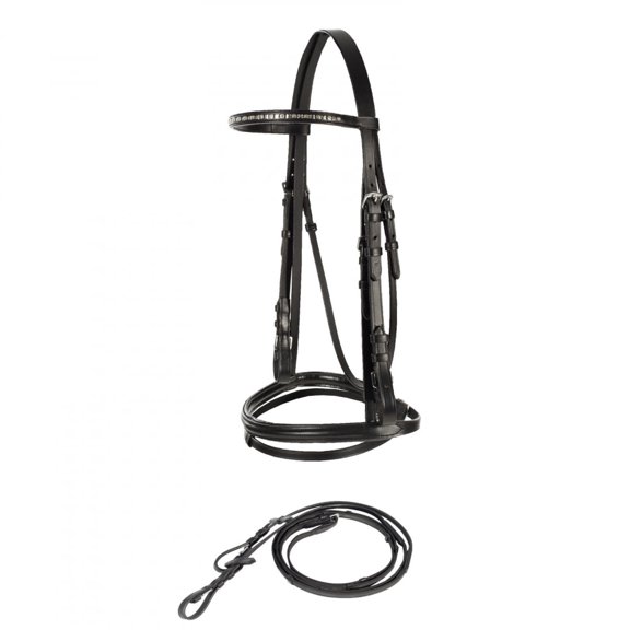 Horze Weston Flash Bridle w/ Reins