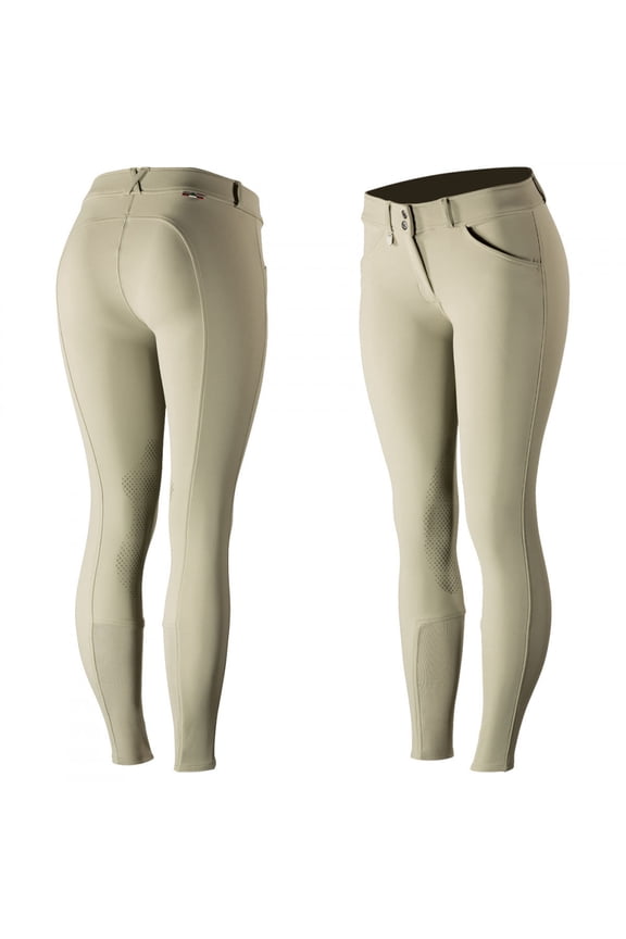 Womens Grand Prix Silicone Knee Patch Breeches