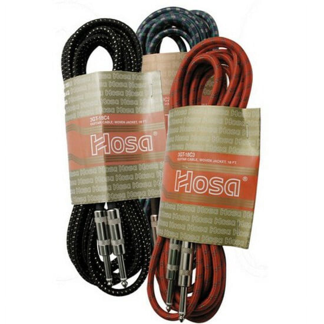Hosa 3GT-PAK Cloth Guitar Cable