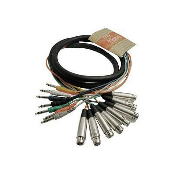 Hosa Audio Recording Snake STX-803F - Audio cable - XLR3 female to stereo jack male - 10 ft