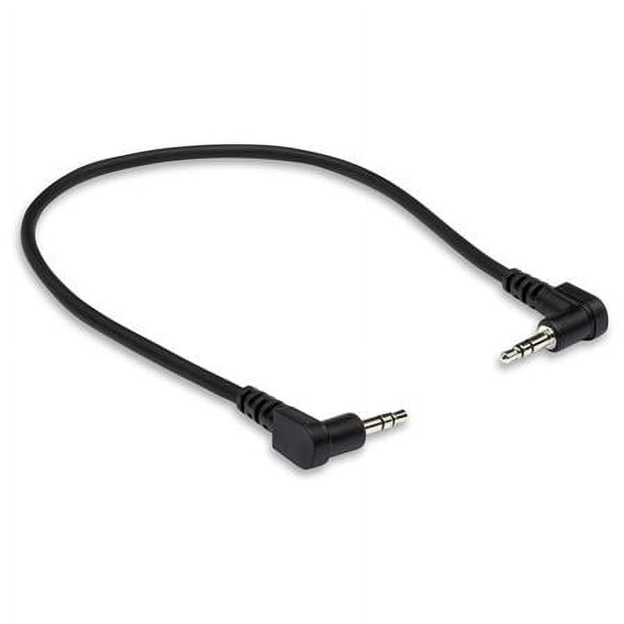 Hosa CMM-110 Câble TRS Stéréo Noir - Connexion Audio Fiable Pour Appareils Portables