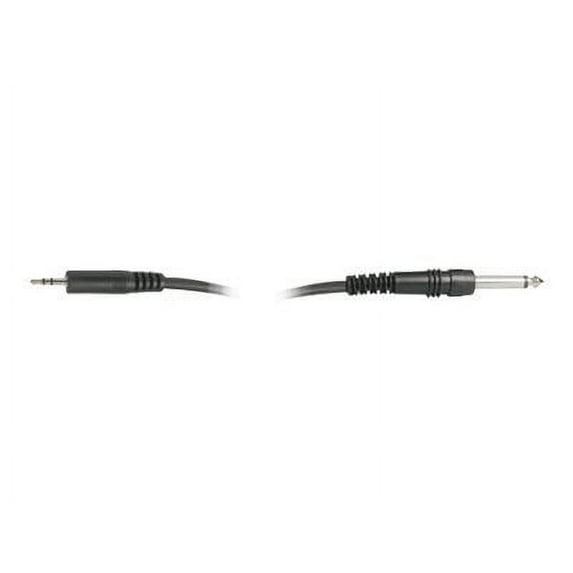 Hosa Technology Stereo Mini Male to 1/4" Mono Male Cable, 10'