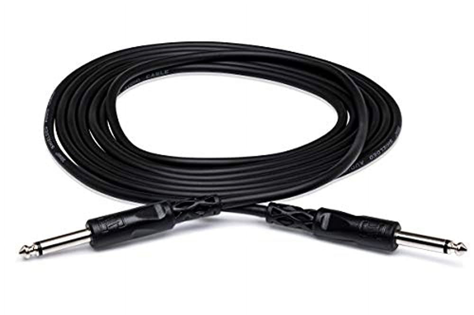 Hosa CPP-110 1/4 inch TS to 1/4 inch TS Unbalanced Interconnect Cable ...