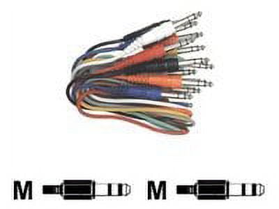 CSS800 TRS Patch Cables (Pack of 8) (1 ft)