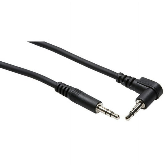Hosa Technology 3' Stereo Mini Male to Stereo Angled Mini Male 3.5mm TRS RA Cable
