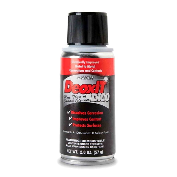 Hosa D100S-2 CAIG DeoxIT Contact Cleaner, 100% Spray, 2 oz