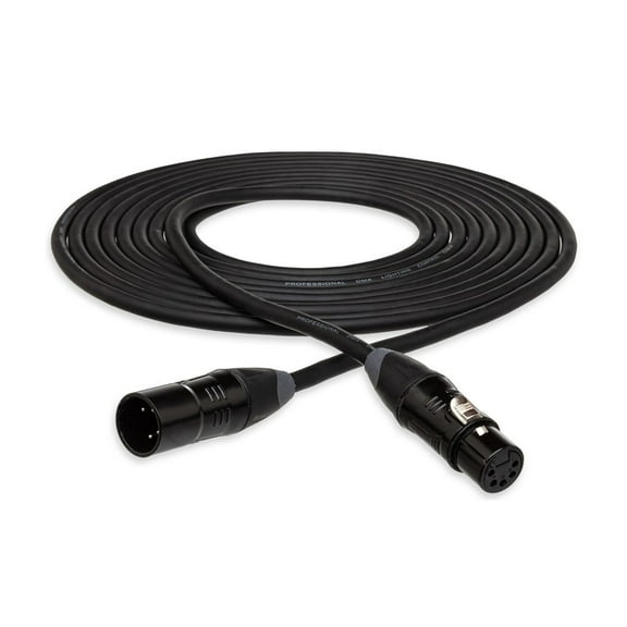 Hosa DMX-705 5-Foot XLR 5-Pin Male to Female DMX Cable  Professional Stage and Lighting Audio Cable