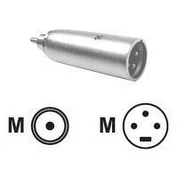 Hosa Technology XLR3M to RCAM Adaptor