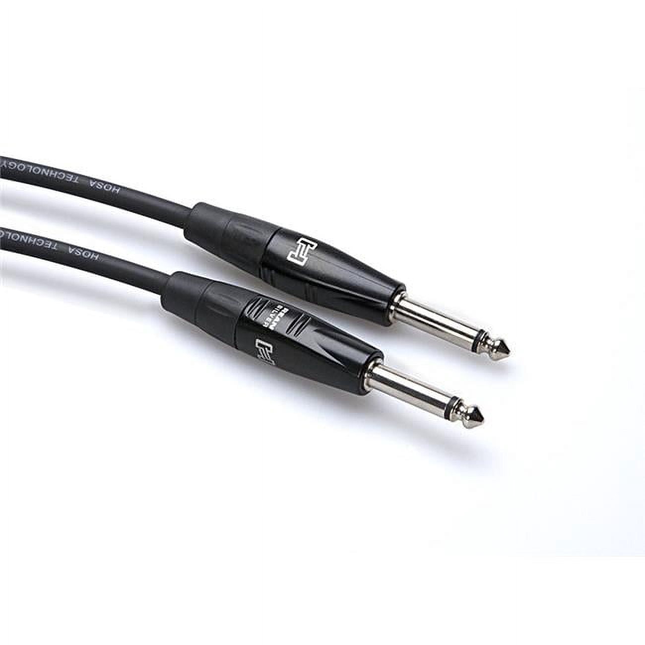 Hosa HGTR-015 15 ft Pro Guitar Instrument Cable – Straight to Straight, REAN Connectors, High-Quality Audio Cable