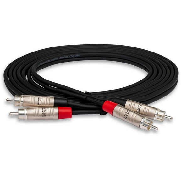 Hosa - HRR-003X2 - Dual REAN RCA to Dual REAN RCA Pro Stereo Cable - 3 ft.