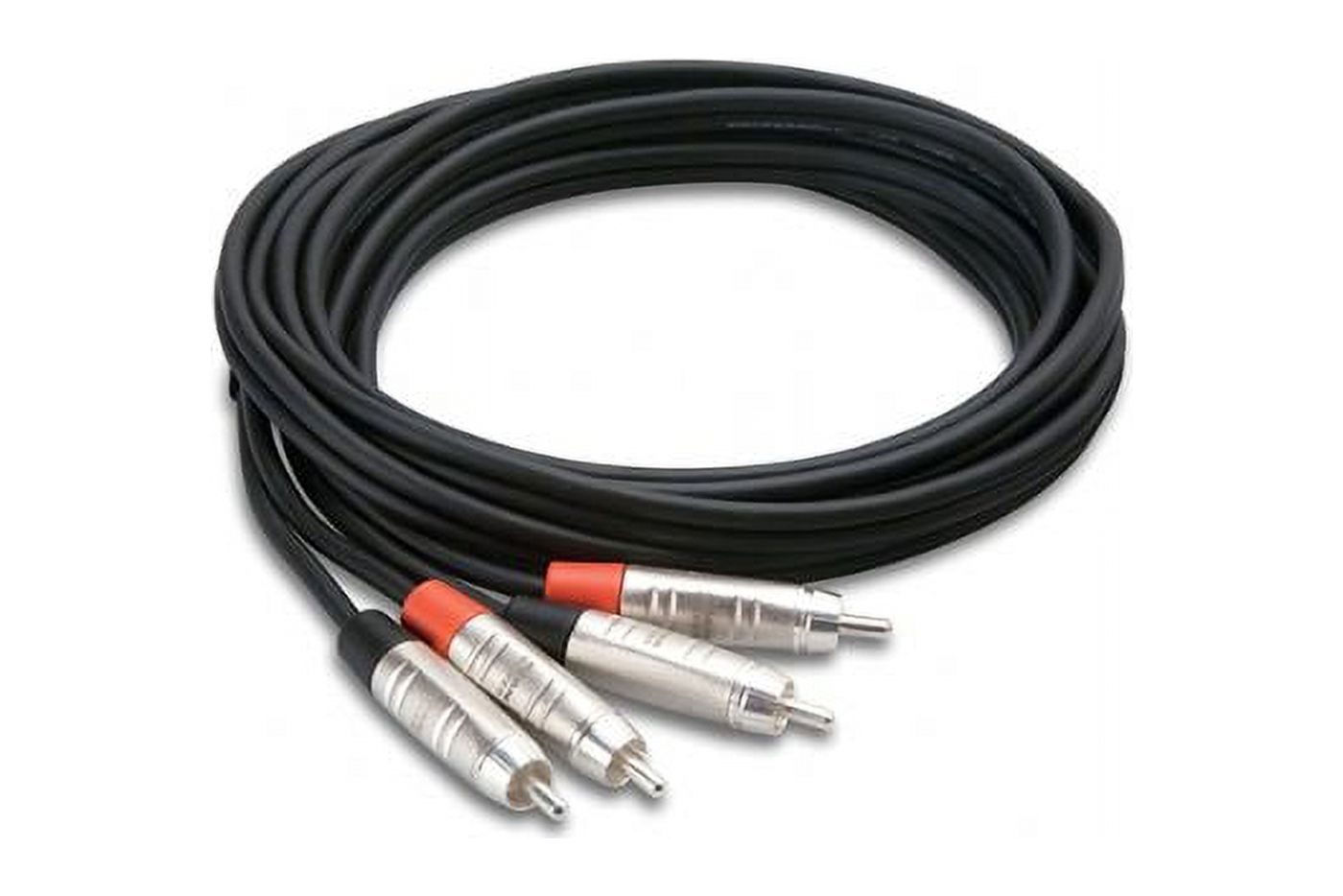 Hosa HRR005X2 Pro Stereo Interconnect, Dual Rean Rca To Same, 5 Ft - image 1 of 3