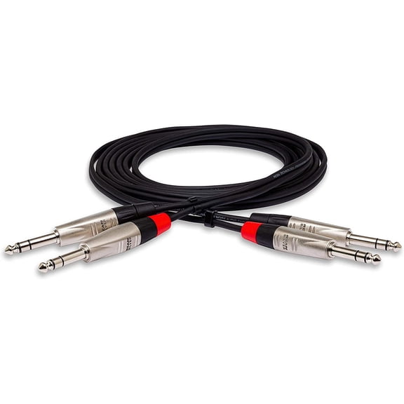 Hosa HSS-020X2 Pro Stereo Interconnect Cable - 20 foot