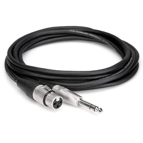 Hosa HXS005 Pro Cable 1/4" Trs - Xlr3f 5ft