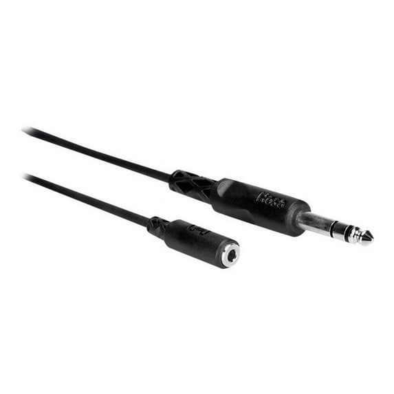 Hosa MHE-325 - Headphones cable - mini-phone stereo 3.5 mm female to stereo jack male - 25 ft - shielded
