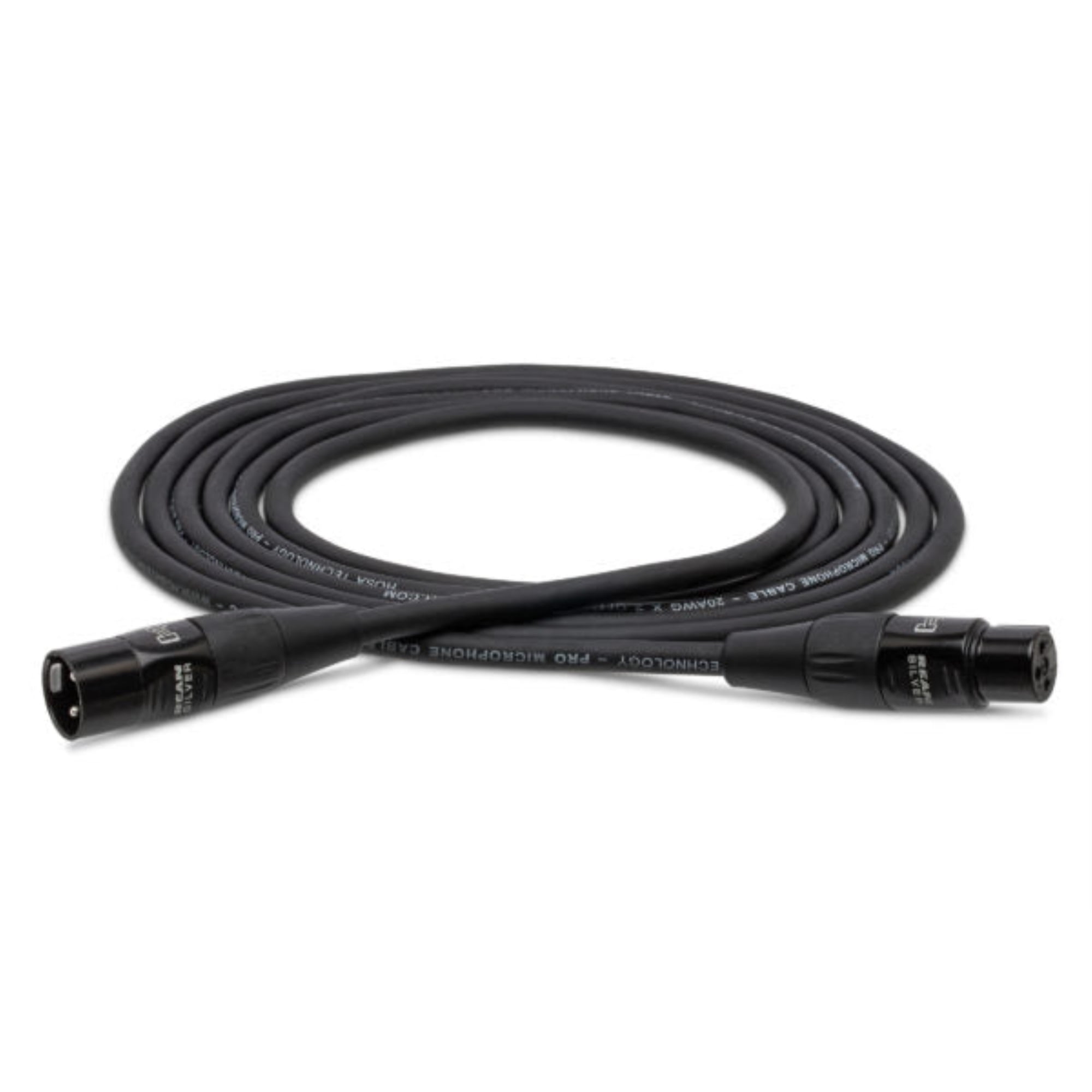 Hosa Technology REAN XLR3F to XLR3M Pro Microphone Cable, 15'
