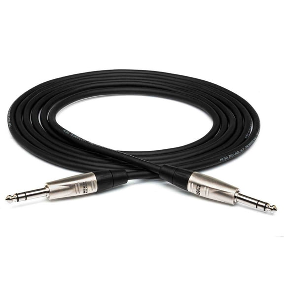 Hosa Technology 5' Pro Balanced 1/4" TRS Male to 1/4" TRS Male Interconnect Audio Cable