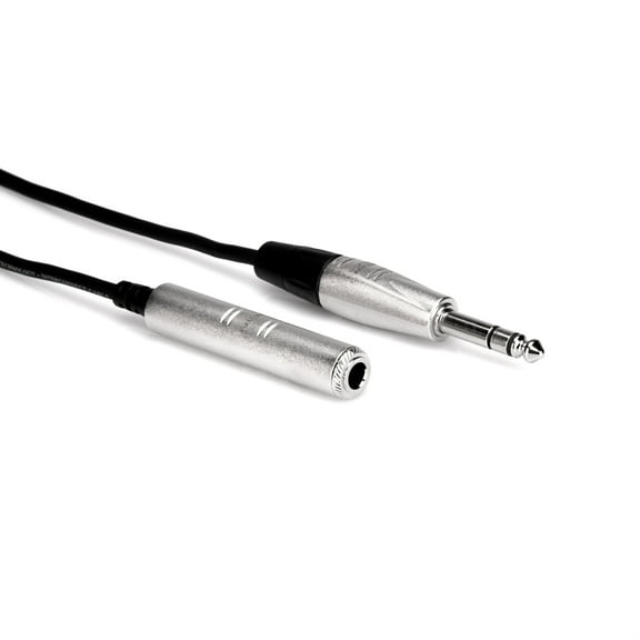 Hosa Pro HXSS-000 Series HXSS-025 - Headphones extension cable - stereo jack female to stereo jack male - 25 ft - shielded