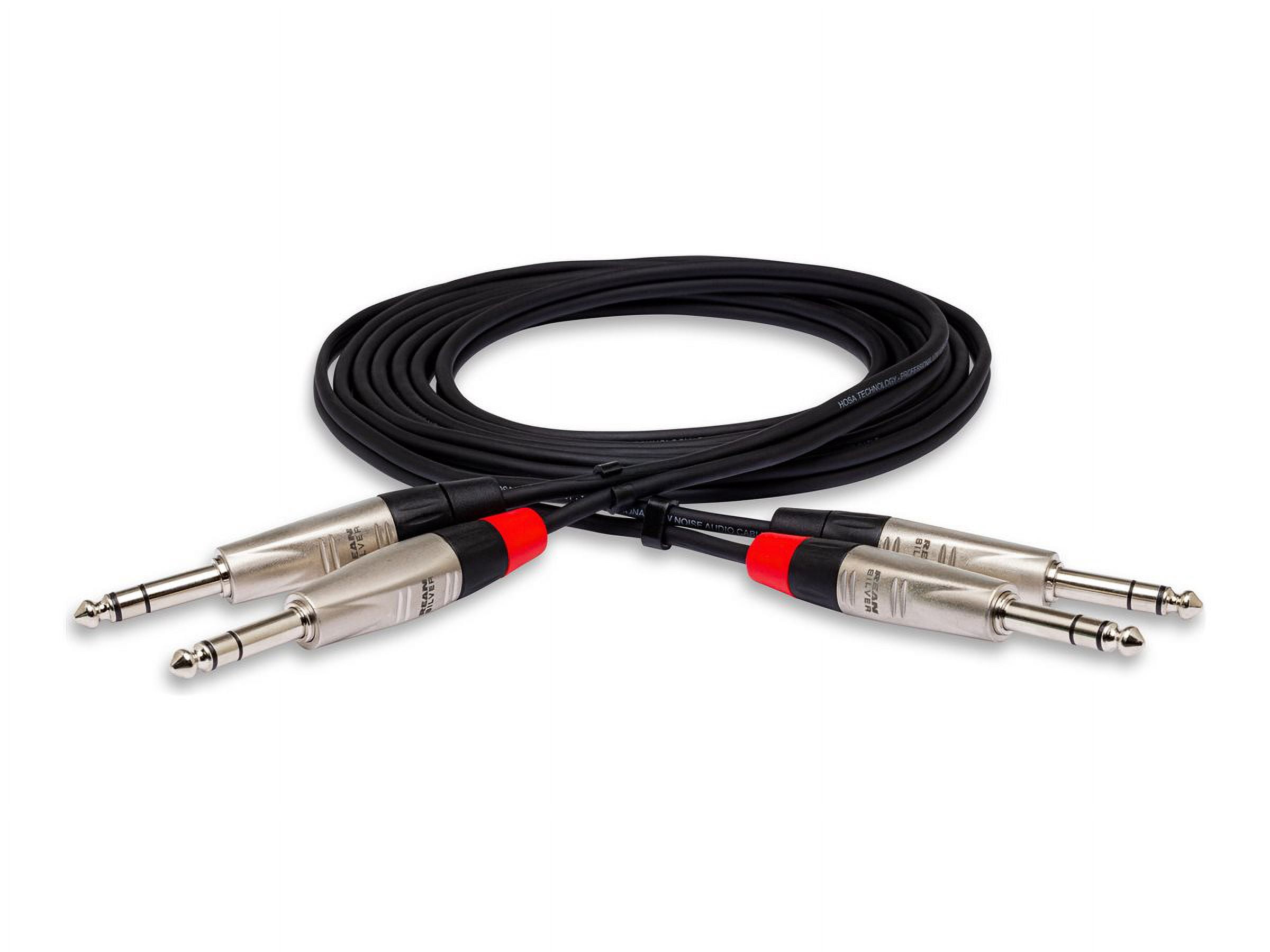 Hosa HSS-020X2 Pro Dual Cable 1/4-Inch TRS - Same 20 Feet