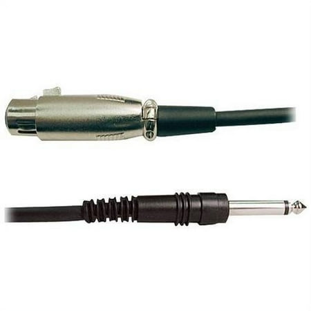 Hosa PXF-103 XLR Female to 1/4" TS Male Unbalanced Interconnect Cable 3 foot