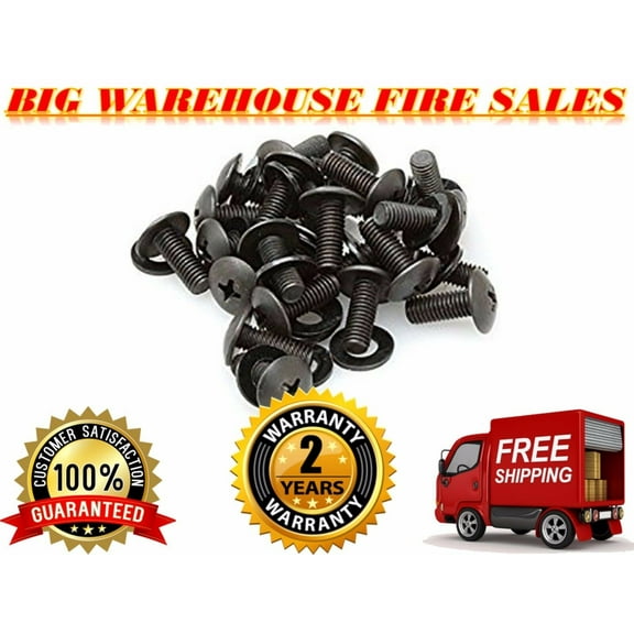 Hosa RMC-180 Standard Audio Rack Moutning Screws and Washers, 24 Pieces