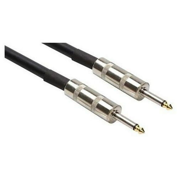 Hosa Technology 15' 1/4" Phone to 1/4" Phone Speaker Cable, 12 AWG, with 2 Conductors