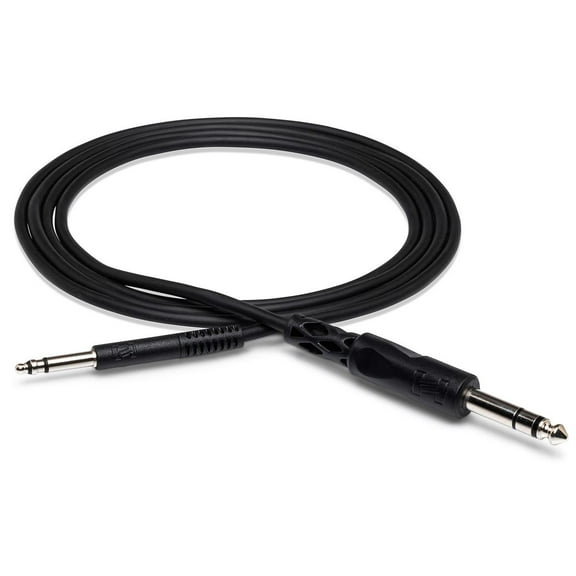 Hosa Technology 1/4" Stereo TRS Male Phone to TT Male Bantam Cable, 5'
