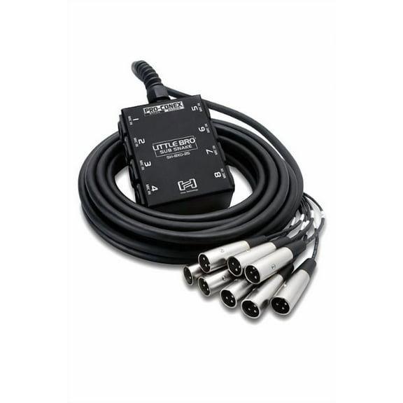 Hosa Technology 25' 8-Channel Sub Snake Station with No Return