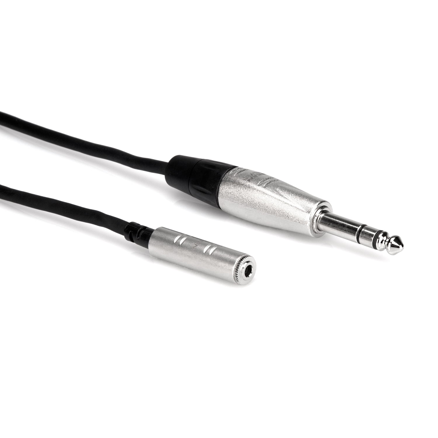 Hosa HXMS-025 Pro Headphone Adaptor Cable REAN 3.5 mm TRS to 1/4 in TRS ...