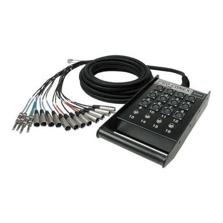 Hosa Technology 25' Stage Box Snake with 8 3-Pin XLR Send and 4 1/4" TRS Return Channels