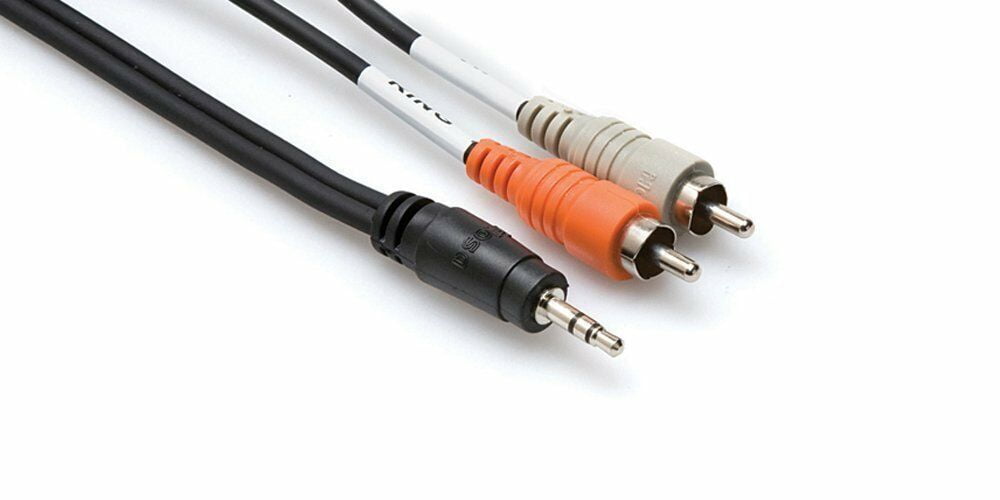 Hosa Technology CMR210 10 Feet TRS to Two RCA Cable