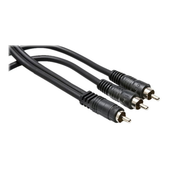 Hosa Technology CYA110 RCA to Dual RCA Y Cable