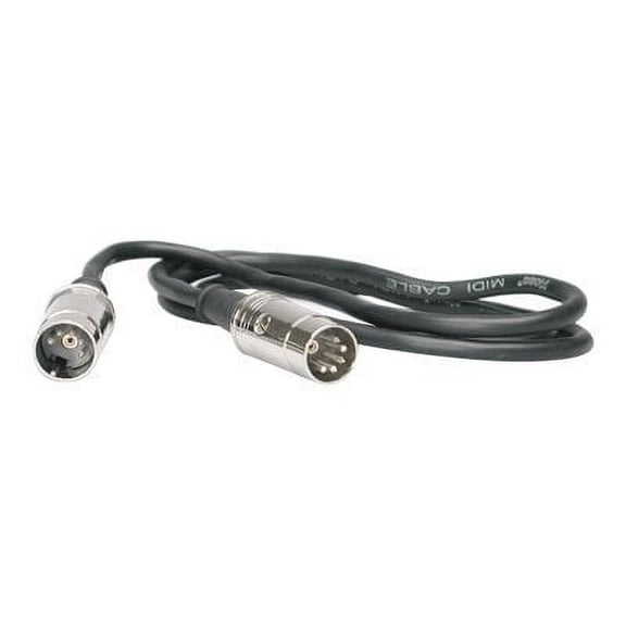 Hosa Technology Pro MIDI to MIDI Cable 3', Black