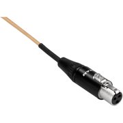 Hosa Technology Mogan Microphone Cable for AKG Transmitters,Beige,2mm OD,4'