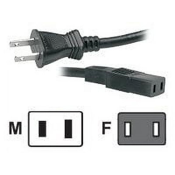 Hosa Power Cord - IEC C9 To Nema 5-15P - 8 ft