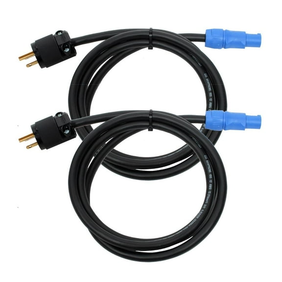 Hosa Technology PWN-210 10' Neutrik powerCON to Hosa NEMA 5-15P Power Cord 2-Pack