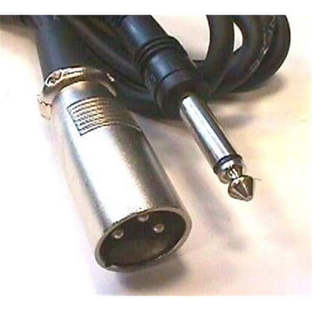 15' 4.6 Meters 1/4" to XLR3M Cable by CAPITOL SALES