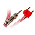 thumbnail image 1 of Hosa Skm205bn 12 Awg Clear Insulation, Spk Cbl, W/jmb 1/4" To Banana Plg., 5 Ft., 1 of 2