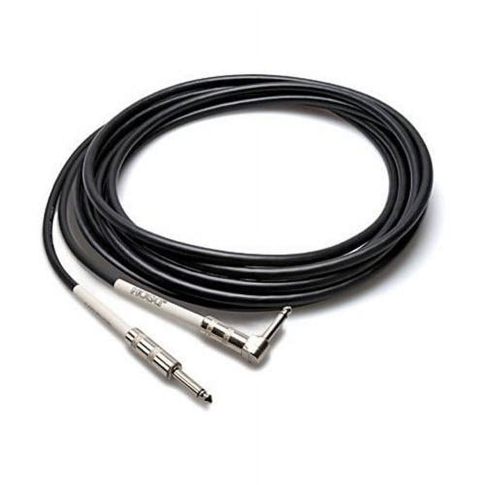 Hosa Technology Straight to Right-Angle Guitar Cable, 15'