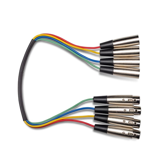 Hosa XLR-401.5 4-Channel XLR Snake 1.5FT