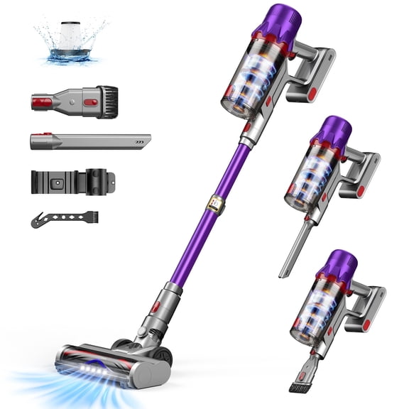 Hosaud Cordless Stick Vacuum Cleaner 45KPA Strong Suction 50Mins Lightweight for Pet Hair Home Hard Floor