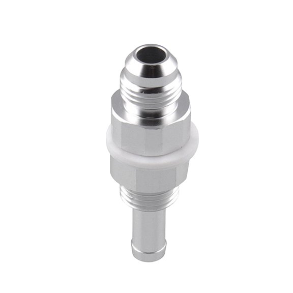 UKCOCO Plated Silver Hose Barb Battery Joint for Car Use with Corrosion Resistant Aluminum