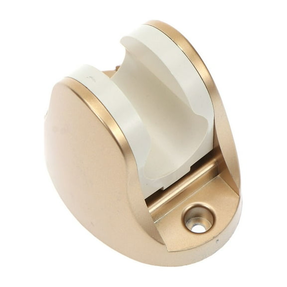 LEORX Durable Golden Shower Head Bracket Plastic Holder Convenient Adjustable Wall Mount