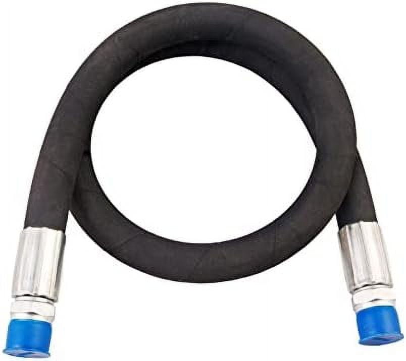 Hose Assembly 1/2" NPT Male 1/2 Fittings, 30" Long Hydraulic Hose 2