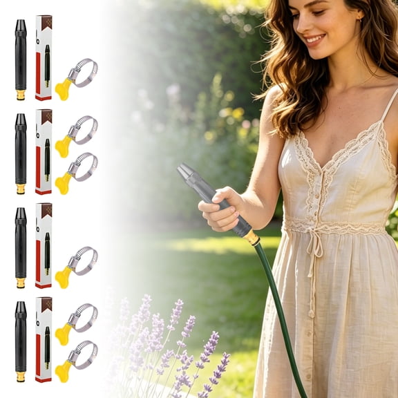 Hose Attachment, Pressure Washer Hose Attachment, Garden Hose Quick Connect Fittings, Watering Hose Nozzle, Complete Car Care and Garden Irrigation Accessory Pack with 1