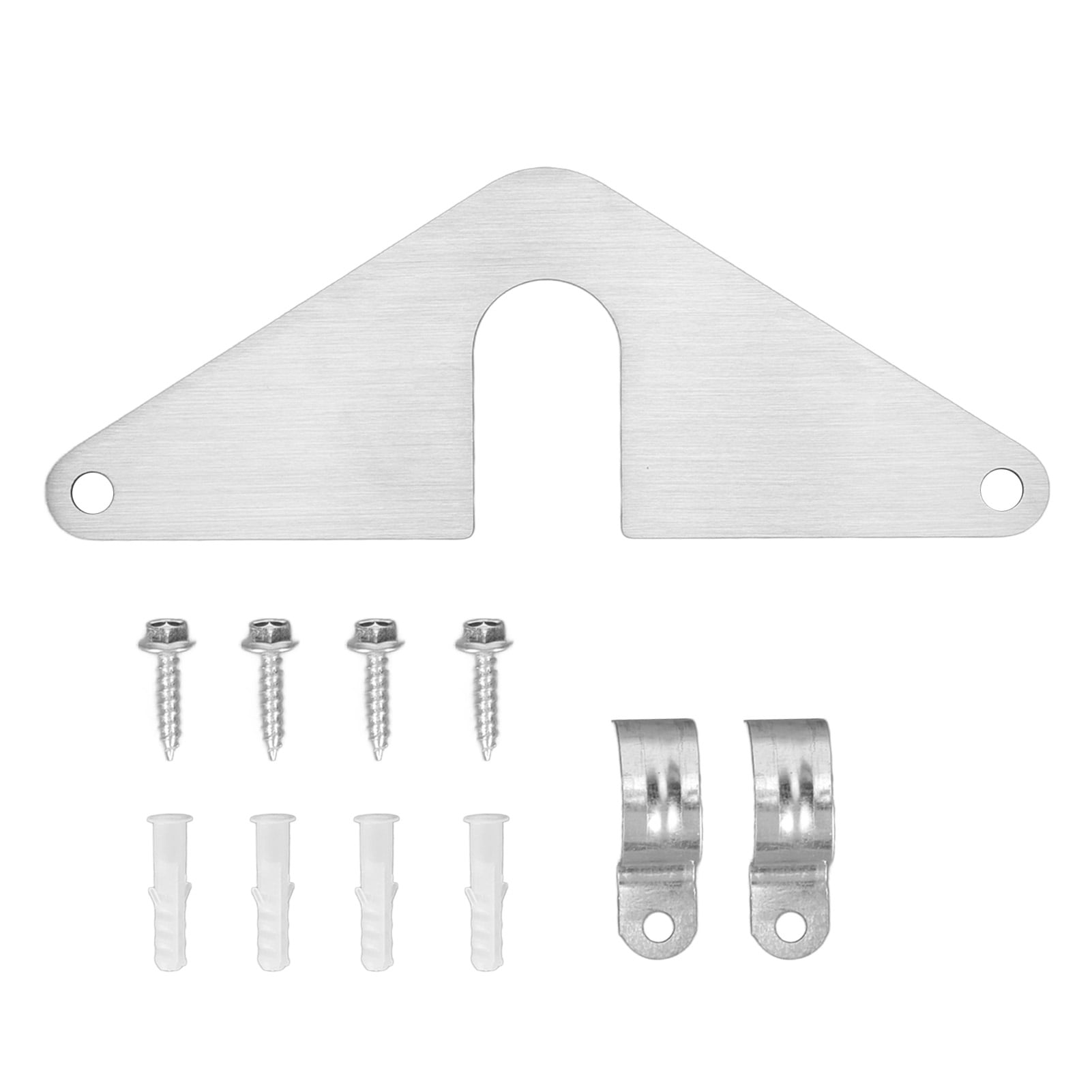 Hose Bib Spigot Mounting Plate Aluminum Triangle Faucet Mounting Plate