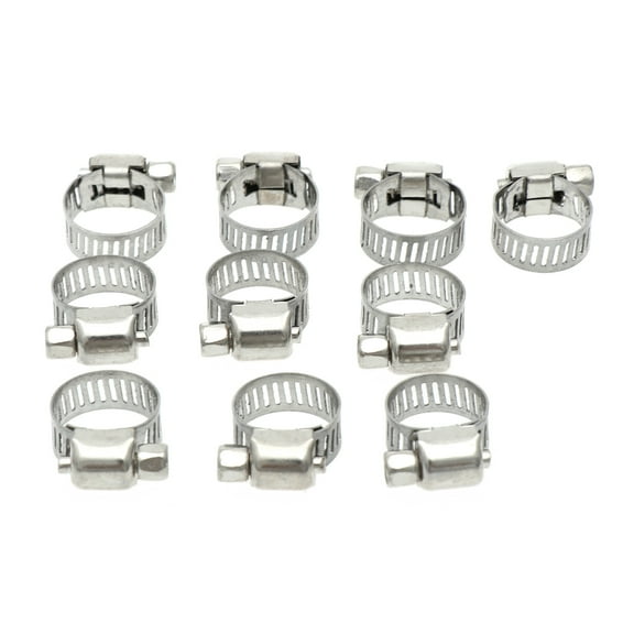 FONDOTIN Hose Clamp Assortment Stainless Steel for Mechanical Plumbing and Auto Applications